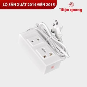 Ổ cắm Điện Quang ĐQ 001A-02-2M