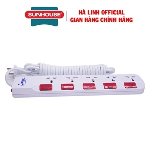 Ổ cắm điện Sunhouse APEX APE-OC1-5RD