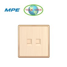 Ổ cắm điện thoại đôi MPE S7TEL/2