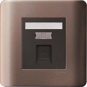 Ổ cắm điện thoại Zencelo Schneider Series E8431RJS4_SZ_G19