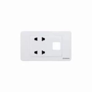 Ổ cắm đôi 2 chấu 16A và một lỗ S18AU2/X
