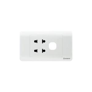 Ổ cắm đôi 2 chấu 16A và một lỗ S18AU2/X