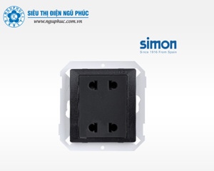 Ổ cắm đôi 2 chấu Simon 80456