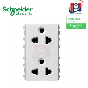 Ổ cắm đôi 3 chấu 16A Schneider 84426LUES2_WE_G19