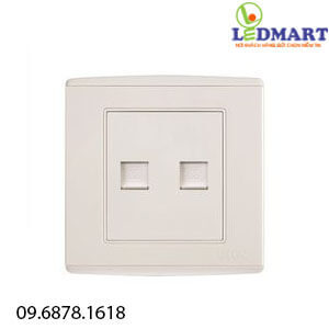 Ổ cắm đôi điện thoại UTEN V4.0G-2TEL