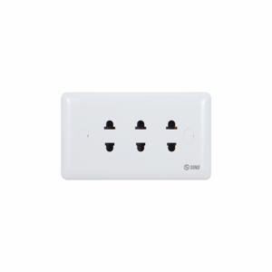 Ổ cắm đơn 2 chấu 16A Sino S1981