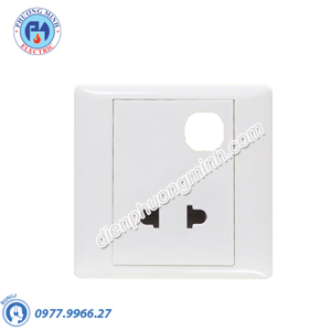 Ổ cắm đơn 2 chấu 16A với 1 lỗ Sino S98UX