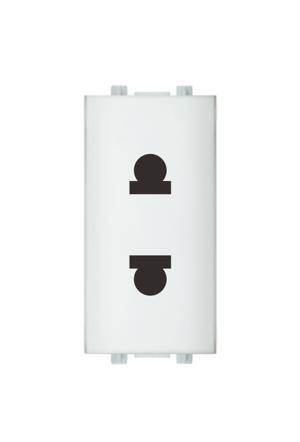Ổ cắm đơn 2 chấu cỡ S V3.0 Uten V3.0PCZ2/N-SS