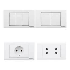 Ổ cắm đơn 3 chấu 16A Sino S18UE