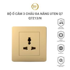 Ổ cắm đơn 3 chấu uten Q7Z13/N