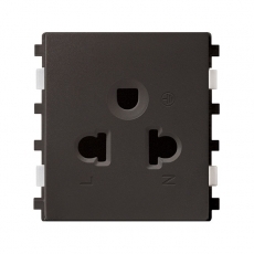 Ổ cắm đơn 3 chấu Zencelo A Schneider 84426MUES_BZ_G19 - Size M