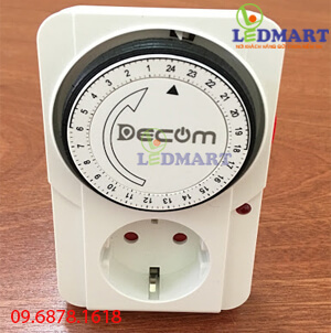 Ổ cắm hẹn giờ cơ Decom DC-TG22A