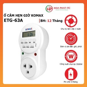 Ổ cắm hẹn giờ Kono ETG-63A