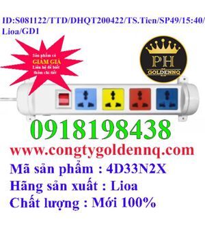 Ổ cắm kéo dài đa năng xoay Lioa 4D33N2X