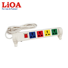 Ổ cắm kéo dài đa năng xoay Lioa 4D33N2X