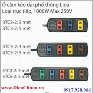 Ổ cắm kéo dài Lioa 5TC5-2 -  5m