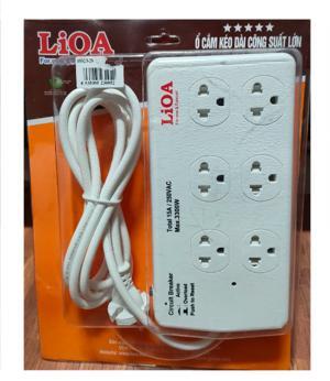Ổ cắm kéo dài Lioa công suất lớn 6SS2.5-2