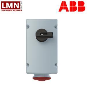 Ổ cắm + khóa liên động dọc ABB 316MVS6