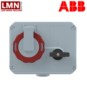 Ổ cắm + khóa liên động ngang ABB 363MHS6W