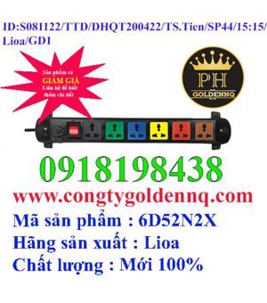 Ổ cắm Lioa 6D52N2X - 5mx2