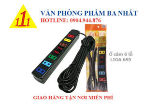 Ổ cắm Lioa 6S dây 5mx2 6S5