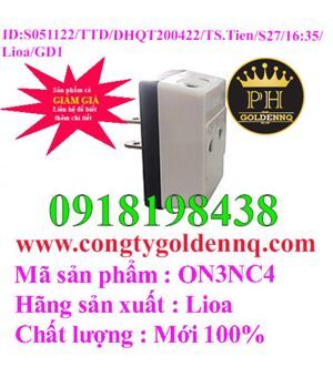 Ổ cắm Lioa nối chia 3 ngả chân cắm tròn ON3NC4