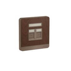 Ổ cắm mạng cat5e đôi Schneider E8332RJS5_WD_G19