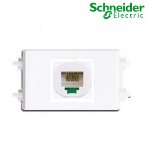 Ổ cắm mạng cat5e S-Flexi Schneider F30RJ5EM_WE_G19