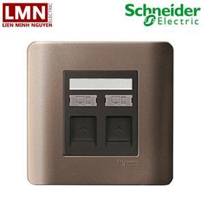 Ổ cắm mạng đôi Schneider Cat5E Zencelo Series E8432RJS_5_SZ_G19