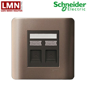 Ổ cắm mạng đôi Schneider Cat5E Zencelo Series E8432RJS_5_SZ_G19