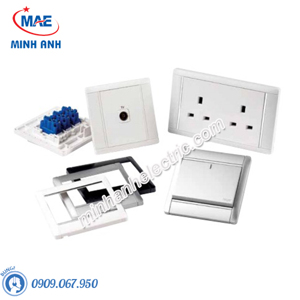 Ổ cắm mạng RJ11 + RJ45 Cat 5e WXETD