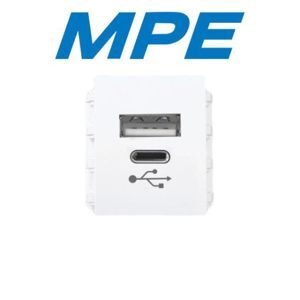 Ổ cắm sạc MPE A6USB-A/C