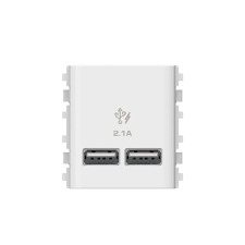 Ổ cắm sạc USB 2.1A đôi Schneider 3032USB_WE