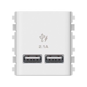 Ổ cắm sạc USB 2.1A đôi Schneider 3032USB_WE