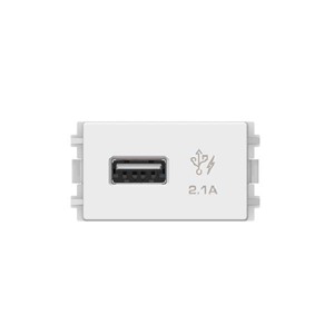 Ổ cắm sạc USB 2.1A đơn Concept Schneider 3031USB_WE