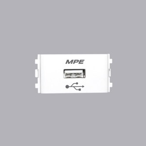 Ổ cắm sạc USB DC 5V-1000mA MPE AUSB