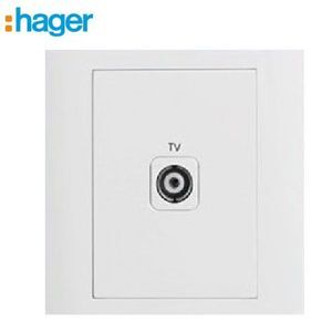 Ổ cắm ti vi Hager WGTV75