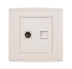 Ổ cắm TIVI và điện thoại UTEN V4.0G-TVTEL