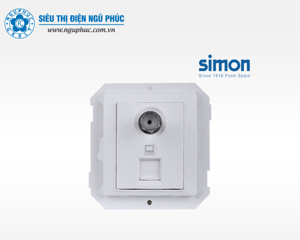 Ổ cắm TV & ổ cắm dữ liệu Simon 80492