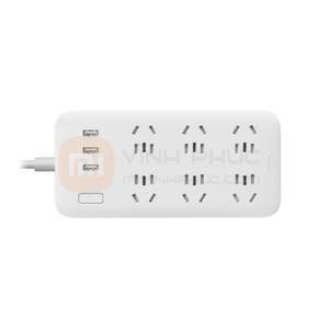 Ổ cắm xiaomi mi power strip 6 cổng 3 usb