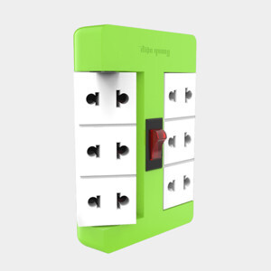 Ổ cắm xoay 90º Điện Quang ĐQ ESK RT 6GW