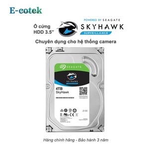 Ổ cứng chuyên dụng 4TB SEAGATE SKYHAWK ST4000VX013