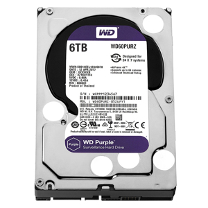 Ổ cứng chuyên dụng cho camera HDD Western Purple WD60PURZ - 6TB