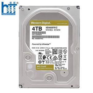 Ổ cứng Desktop WD HDD Gold 4TB WD4003FRYZ (4TB/3.5 inch/SATA 3/256MB Cache/7200RPM)