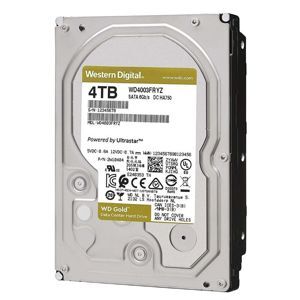 Ổ cứng Desktop WD HDD Gold 4TB WD4003FRYZ (4TB/3.5 inch/SATA 3/256MB Cache/7200RPM)