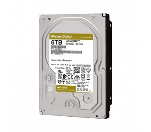 Ổ cứng Desktop WD HDD Gold 6TB WD6003FRYZ (6TB/3.5 inch/SATA 3/256MB Cache/7200RPM)