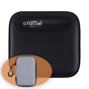 Ổ cứng di động 1TB External SSD Crucial X6 USB 3.2 Gen 2 Type-C CT1000X6SSD9