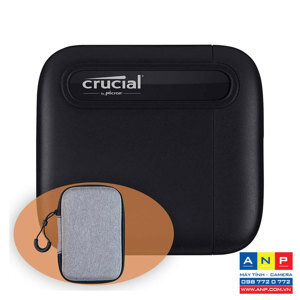 Ổ cứng di động 1TB External SSD Crucial X6 USB 3.2 Gen 2 Type-C CT1000X6SSD9