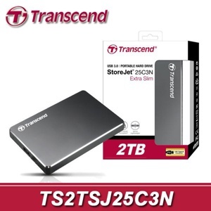 Ổ cứng di động 2TB 2.5 inch Transcend StoreJet C3N