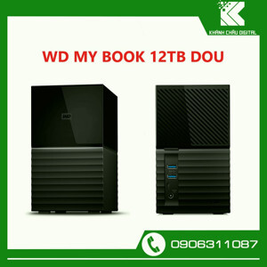 Ổ cứng di động HDD WD My Book 12TB USB 3.0 WDBBGB0120HBK-SESN (Đen)